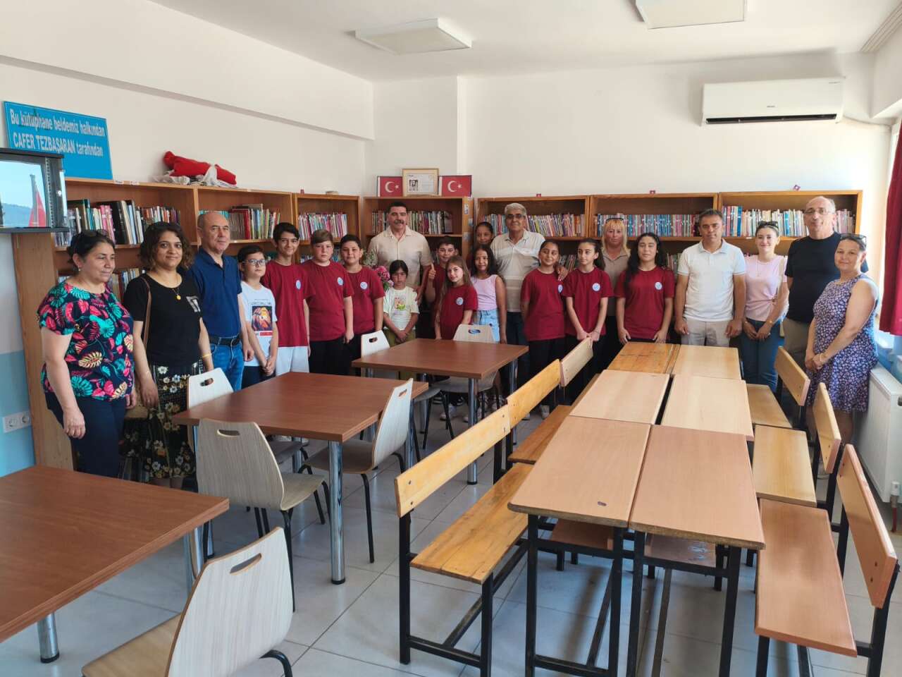 Yatağanlı Hayırsever Fatih Oğuz’dan Eğitime Anlamlı Destek: Ziya Gökalp Kütüphanesi Açıldı 1
